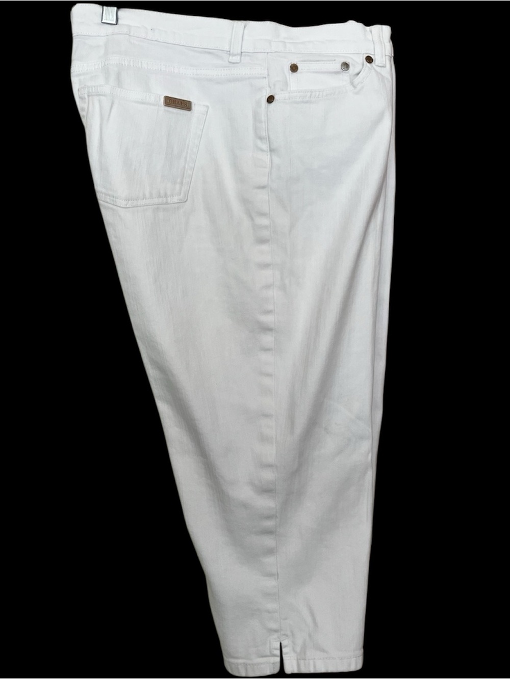 Chaps White Petite Denim Pants